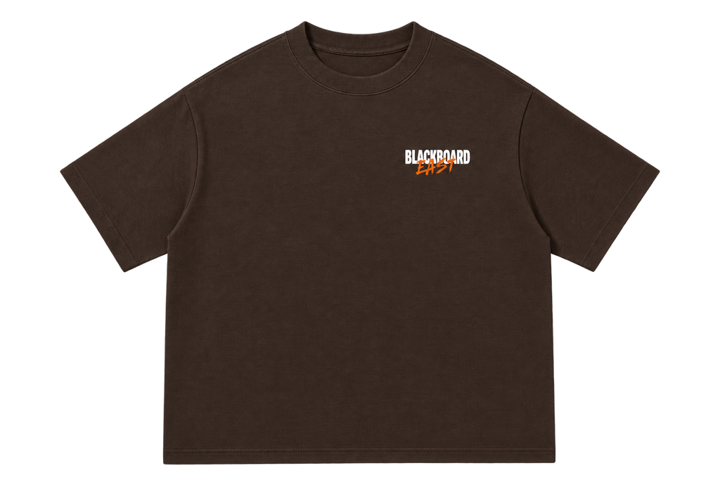 Brown "Everything is Fine" Graphic Tee, Front View