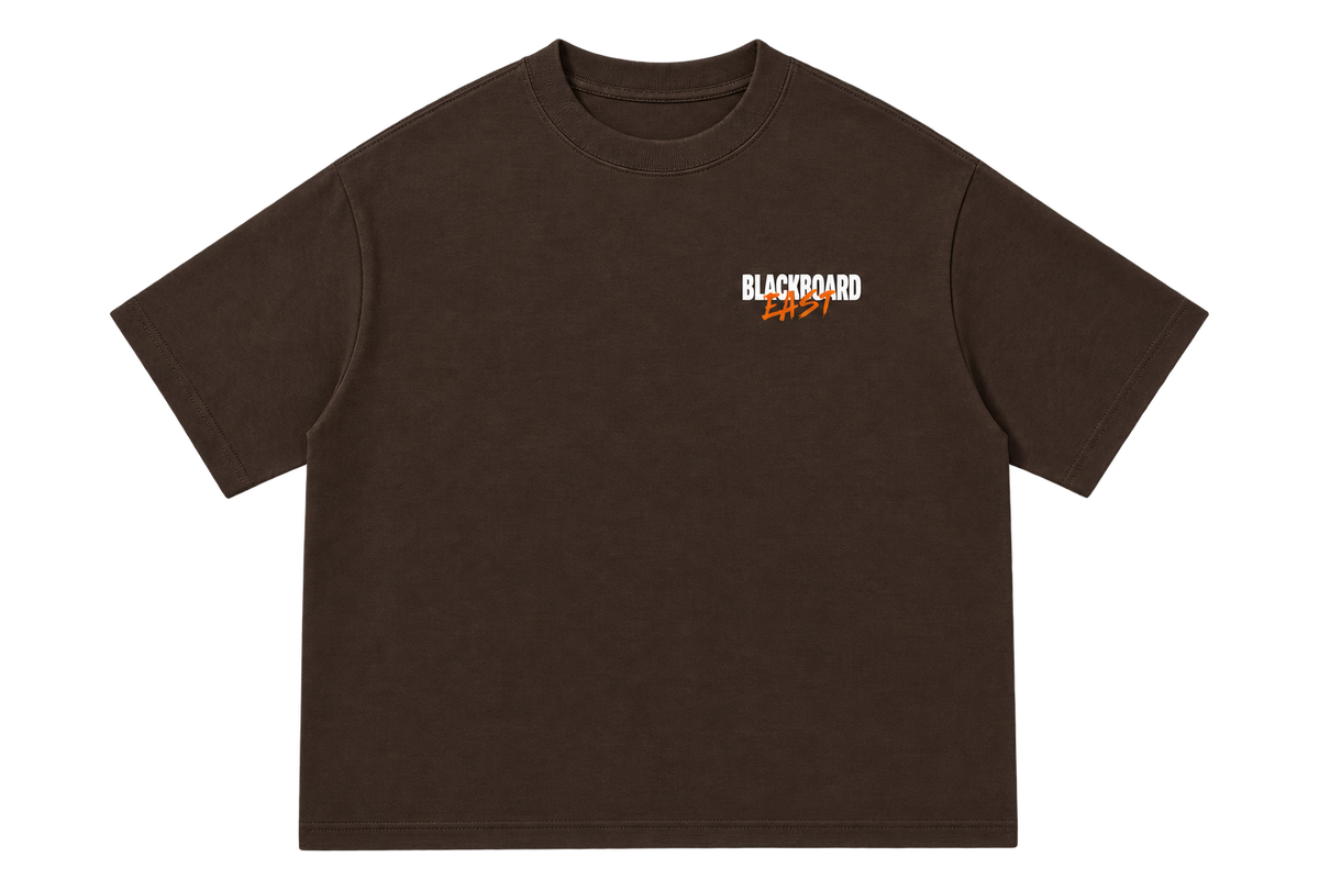 Brown "Everything is Fine" Graphic Tee, Front View
