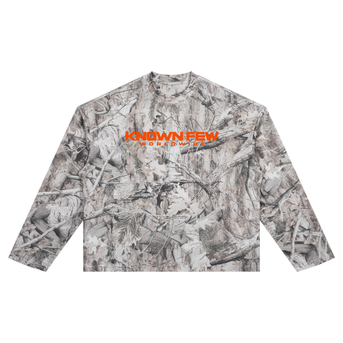 Known Few Camo Waffle Knit Long Sleeve | 001 Collection, Front View