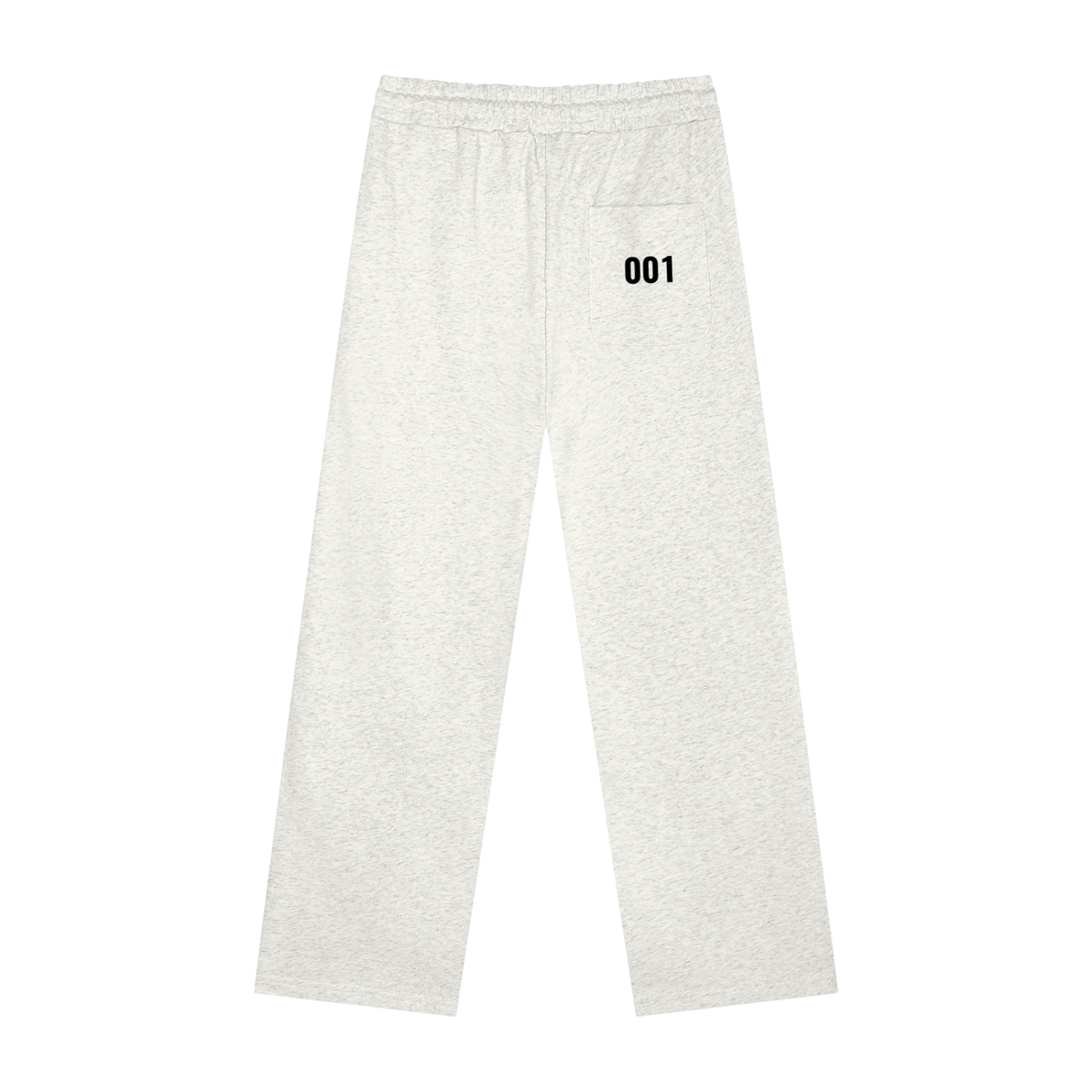 Oat Gray Known Few Heavyweight Streetwear Sweatpants | 001 Collection, Back View